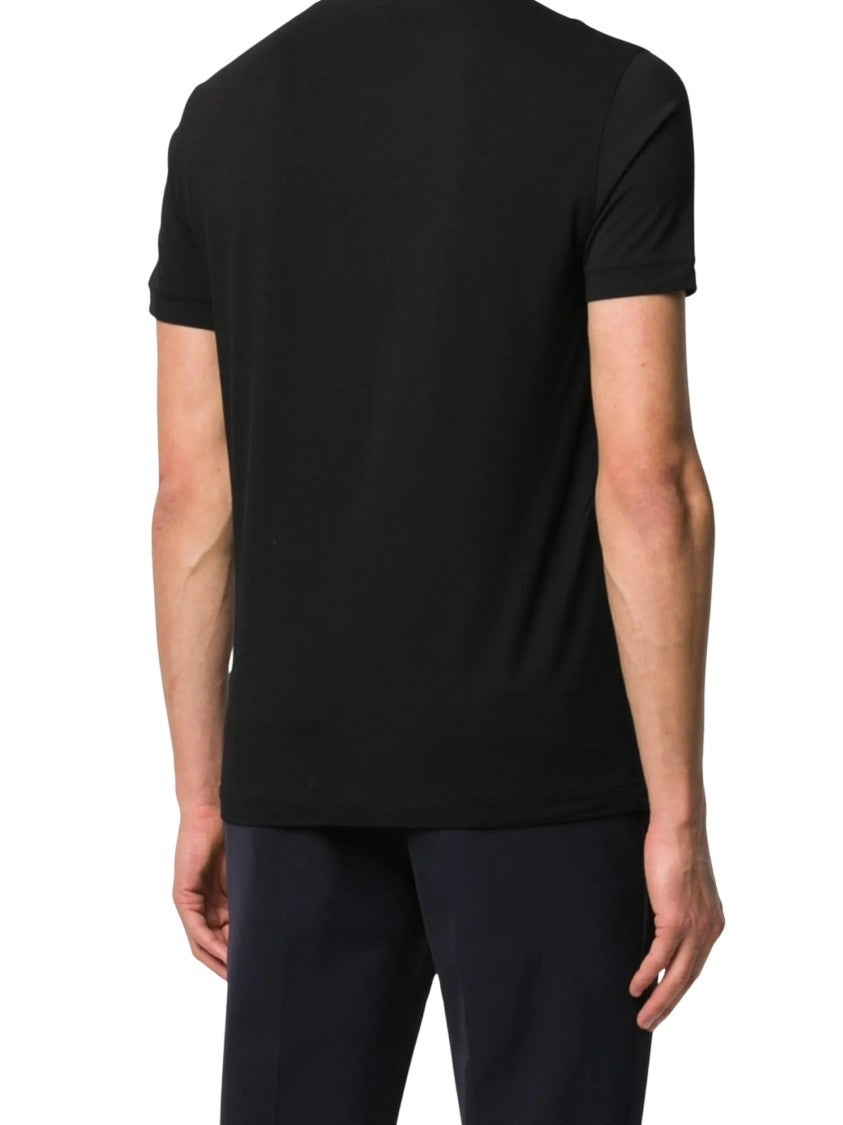 Giorgio Armani Black Signature Script T-Shirt