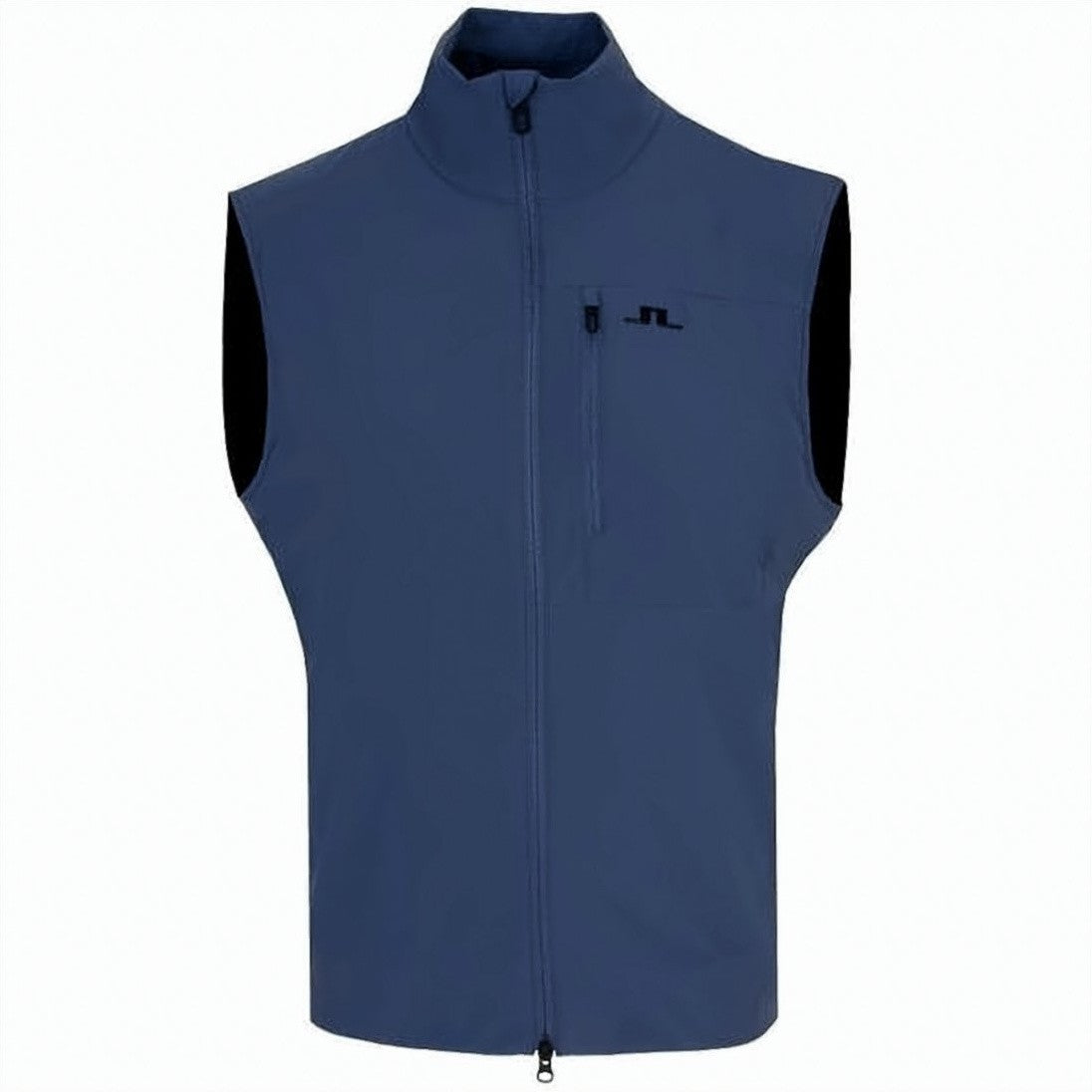J Lindeberg High Collar Blue Sports Vest