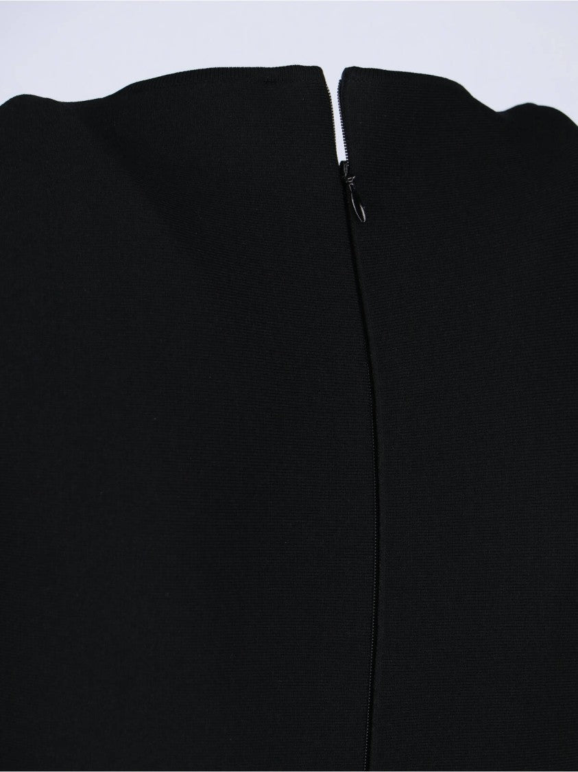 Alexander Mcqueen Sleeveless Mini Dress With Lace