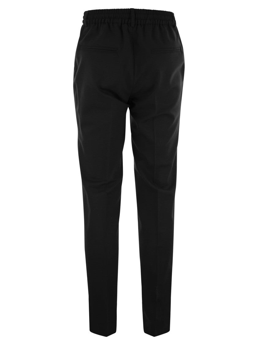 Peserico Wool-Blend Flannel Trousers