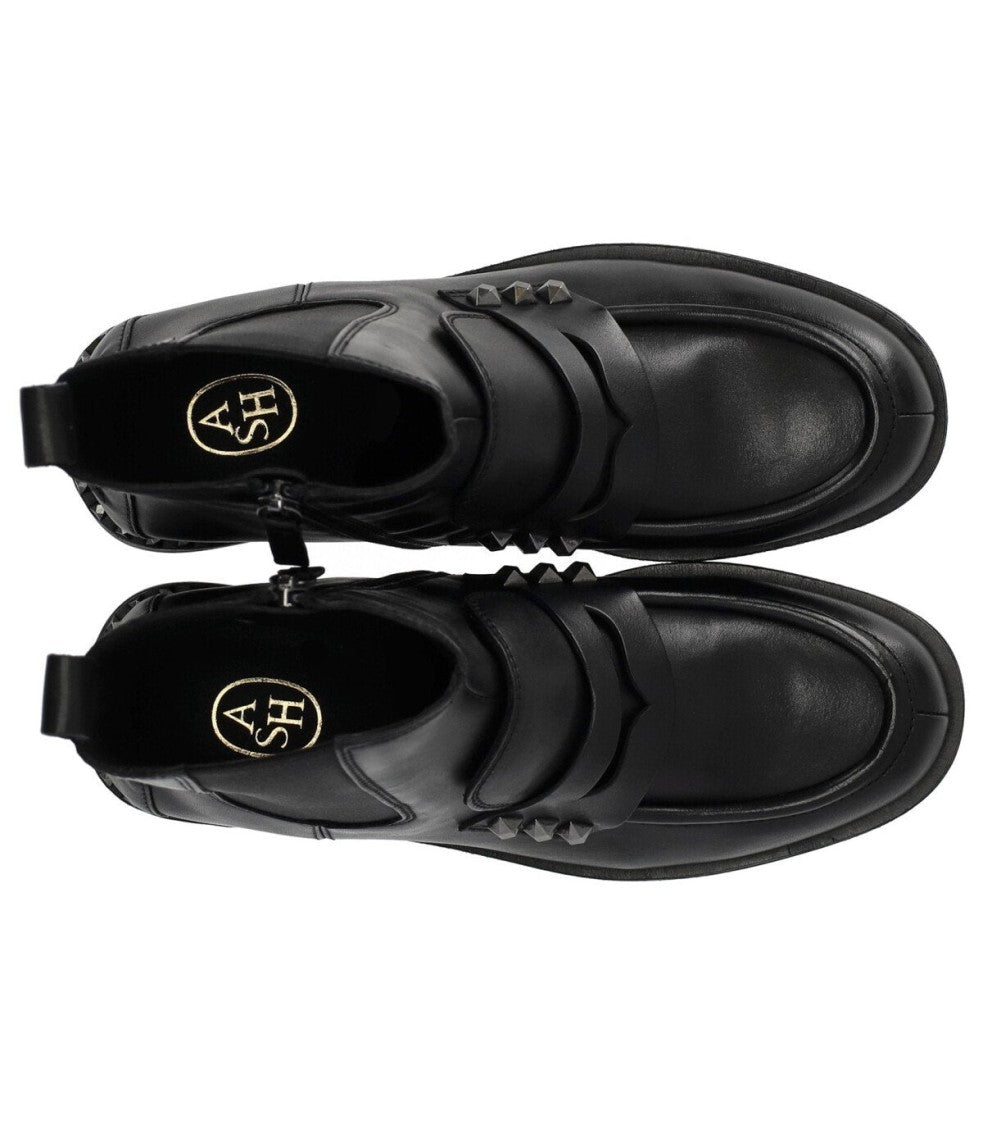 Ash Wings Studs Black Chelsea Boot