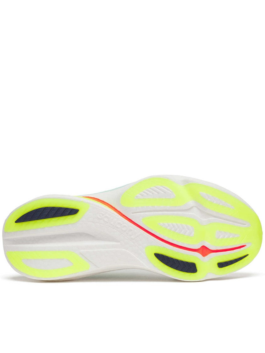 Saucony Light Grey Endorphin Azura Running Sneakers