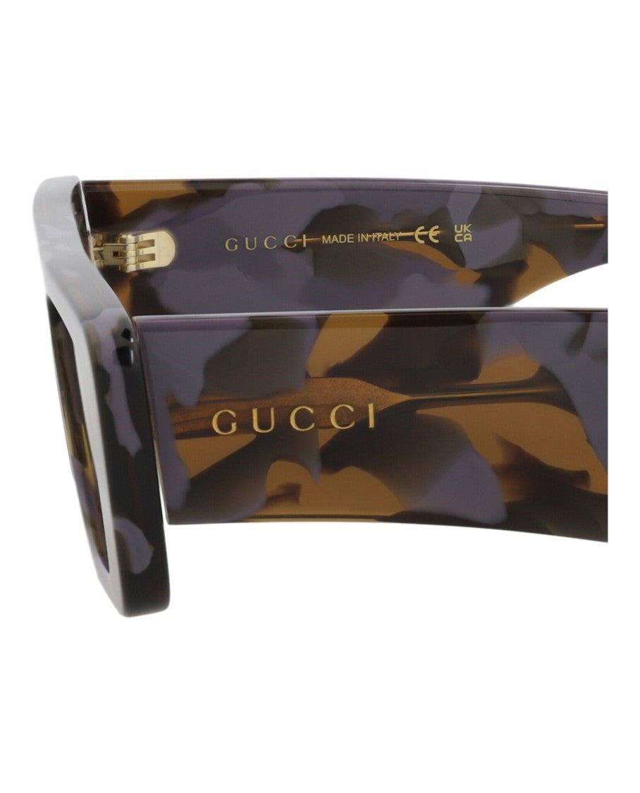 Gucci Square-Frame Recycled Acetate Sunglasses