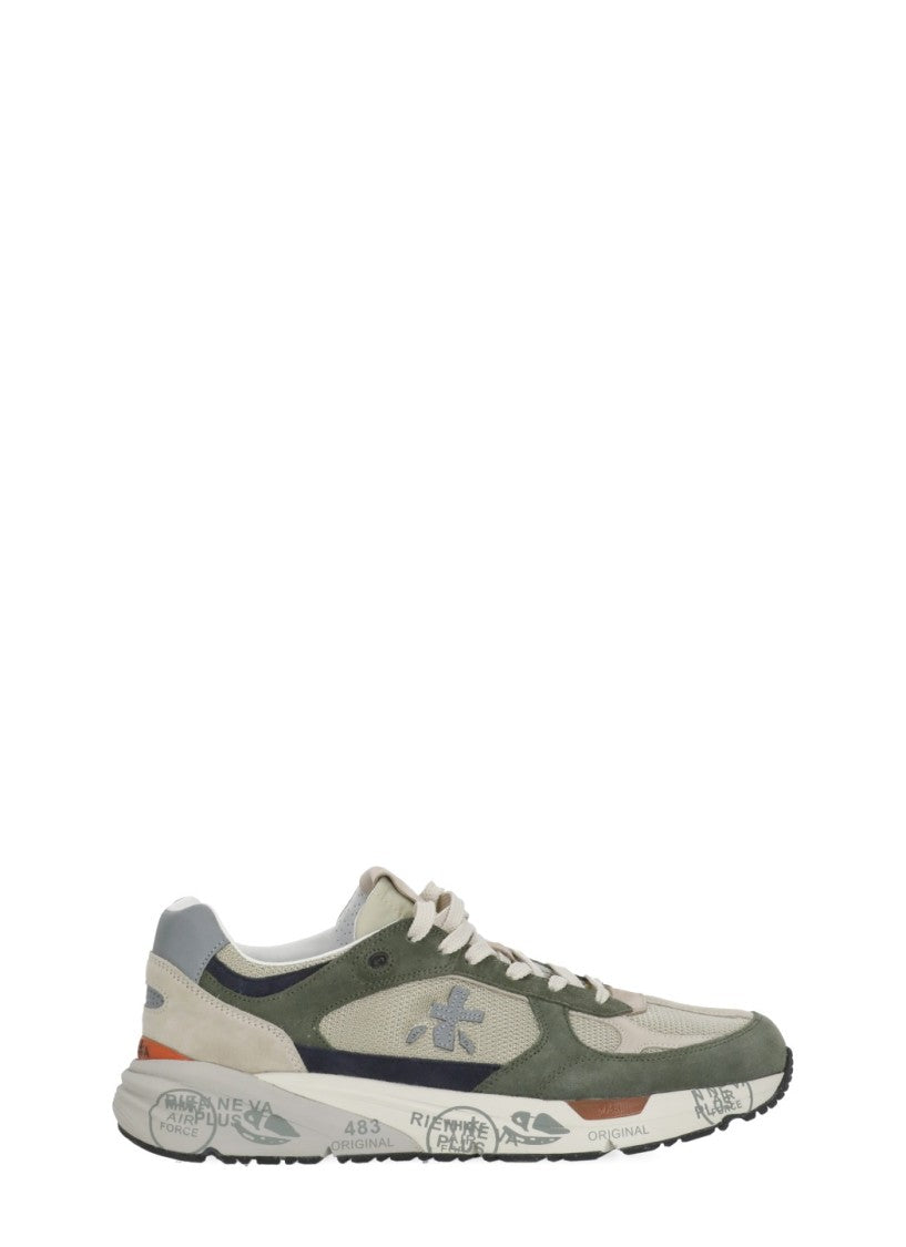 Premiata Mase25 8015 Suede-Blend Sneakers