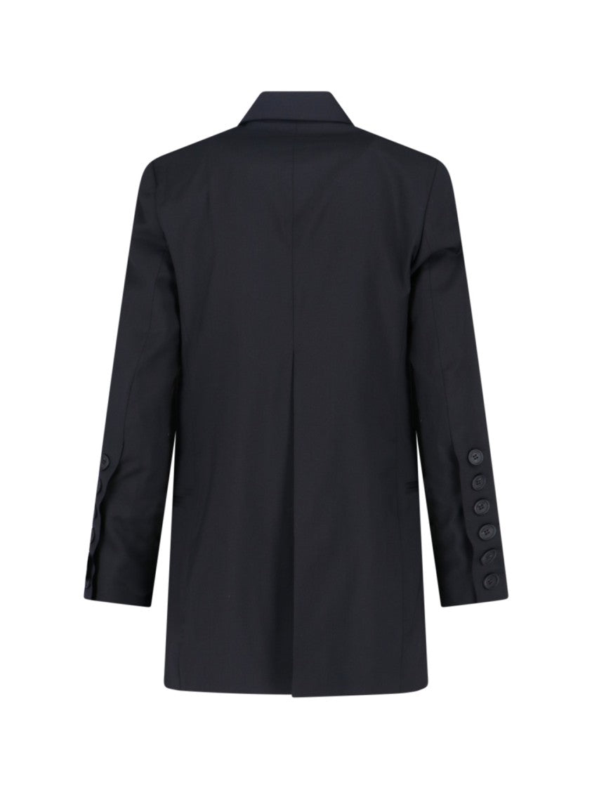 Eudon Choi Tailored Black Jacket With Minimalist Design And Classic Collar