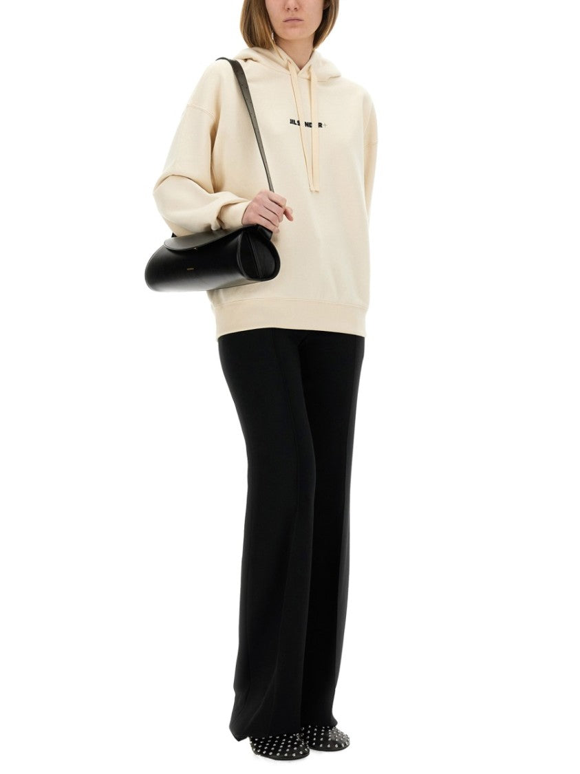 Jil Sander Relaxed-Fit Cotton Sweatshirt With Front Logo