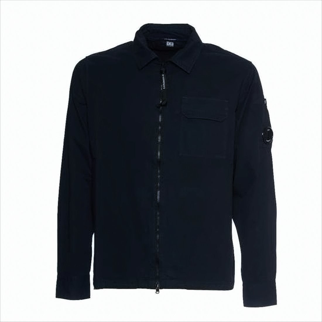 C.P. Company Minimalist Cotton Jacket With Front Zipper Closure