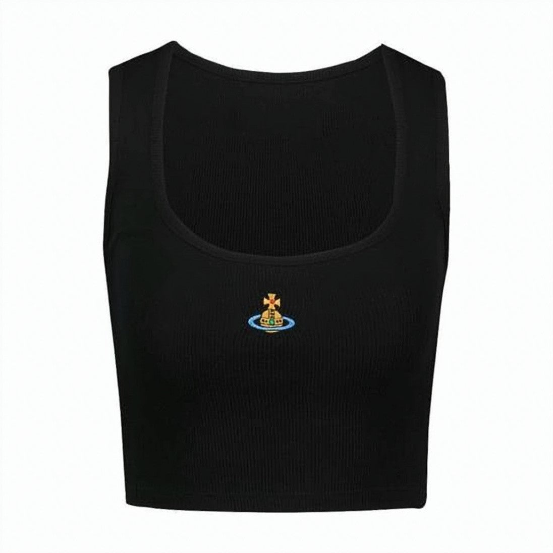 Vivienne Westwood Draped Cowl Neckline Sleeveless Top