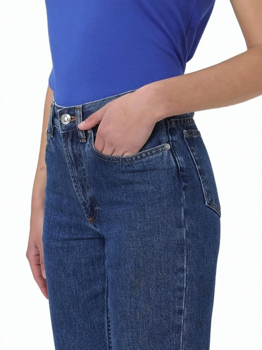 A.P.C. Straight-Leg Denim Pants With Mid-Rise Waist And Classic Five-Pocket Design