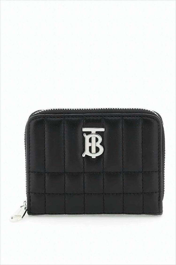 Burberry Quilted Black Compact Wallet