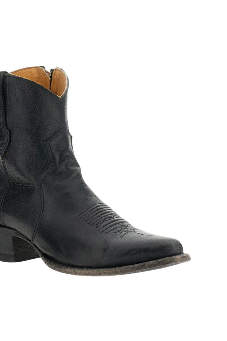 Comme Des Garçons Black Leather Boots