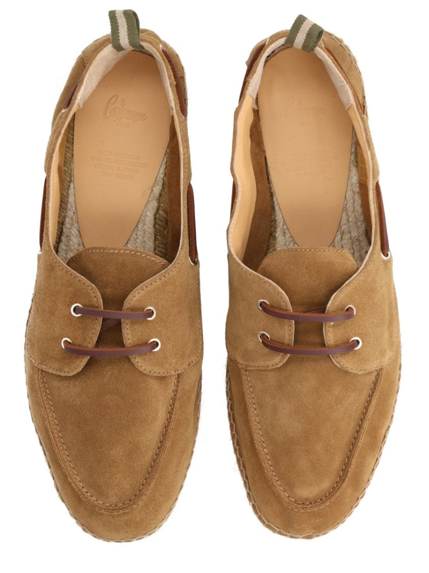 Castaner Nemot Brushed Suede Jute Loafers