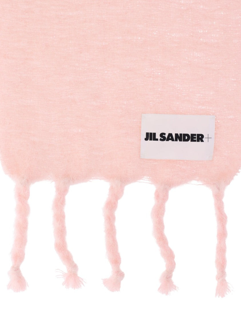 Jil Sander Mohair And Wool Scarf – Pink