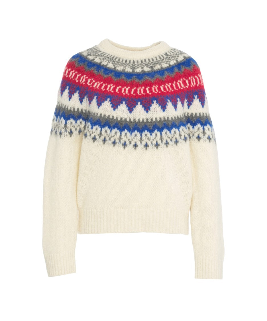 Closed Norwegian Pattern Sweater