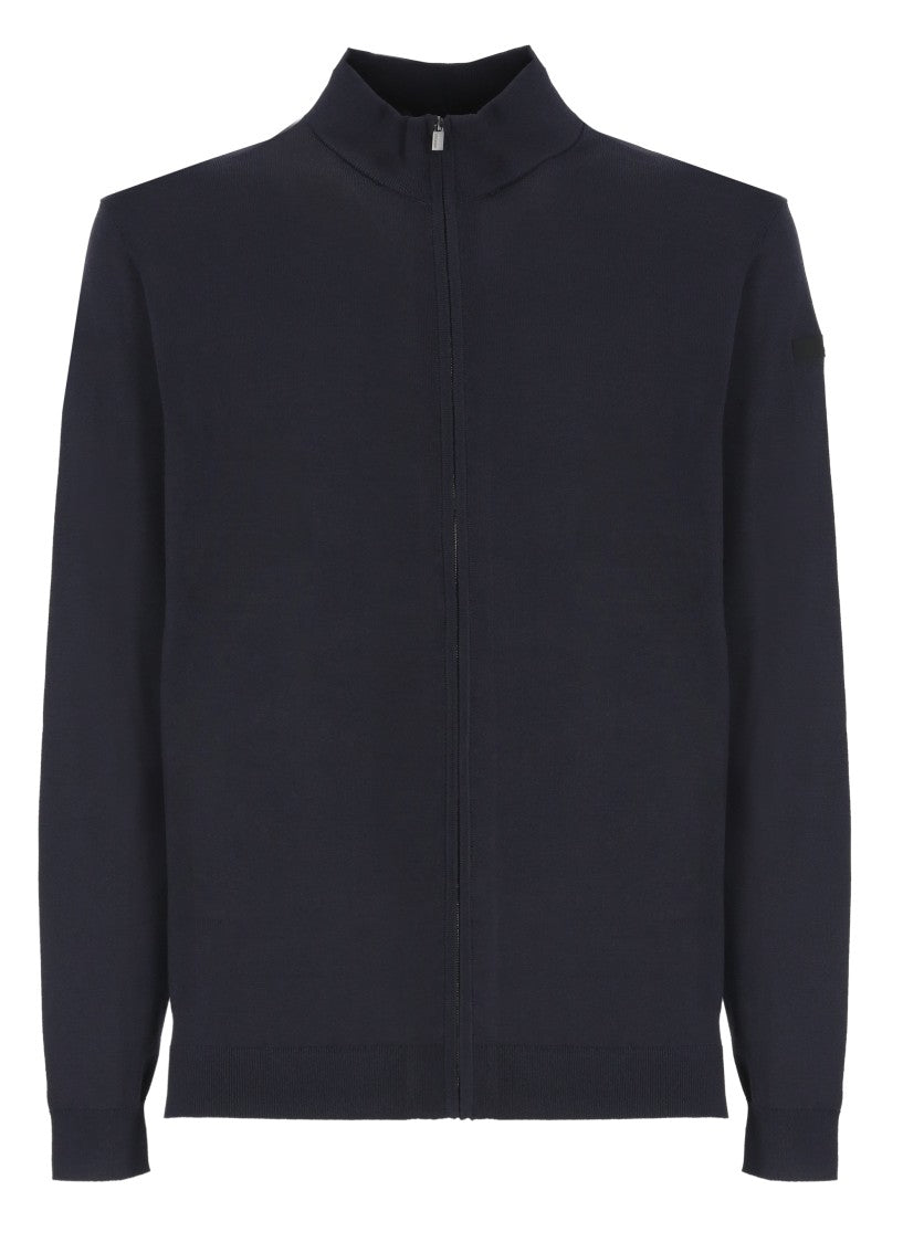 Rrd Blue Sweatshirt High-Neck Sweatshirt