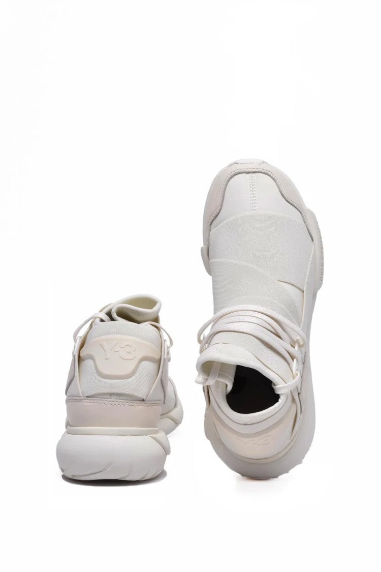 Y-3 Qasa Sneakers Leather Polyester - White