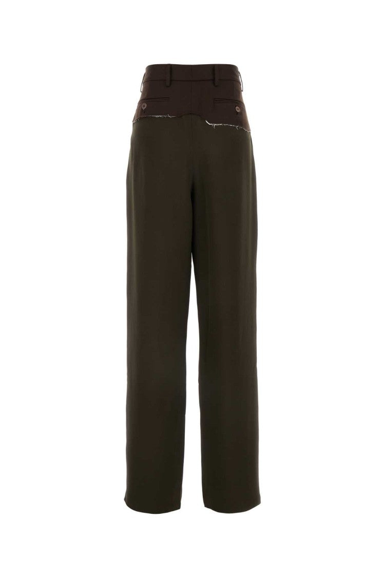 Magliano Brown Viscose Blend Wide-Leg Pant