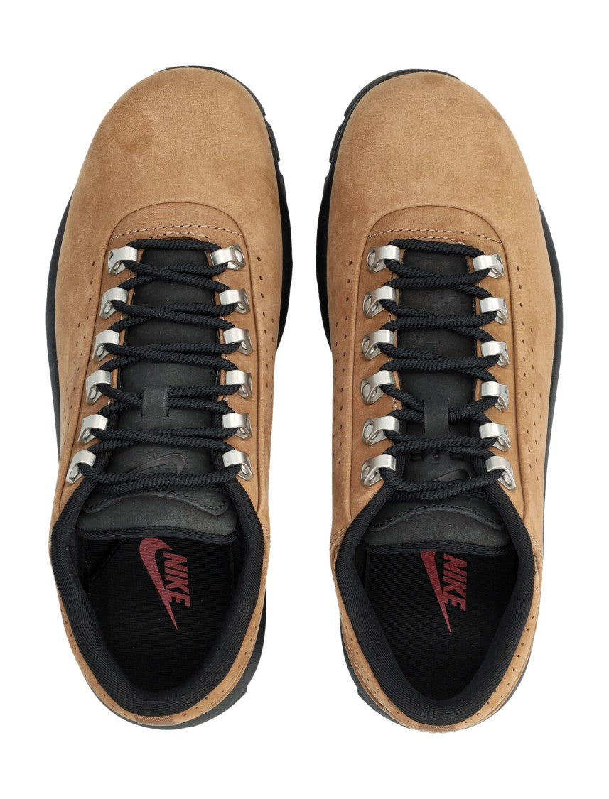 Nike Outdoor-Inspired Nubuck Leather Sneakers With Air Max Cushioning
