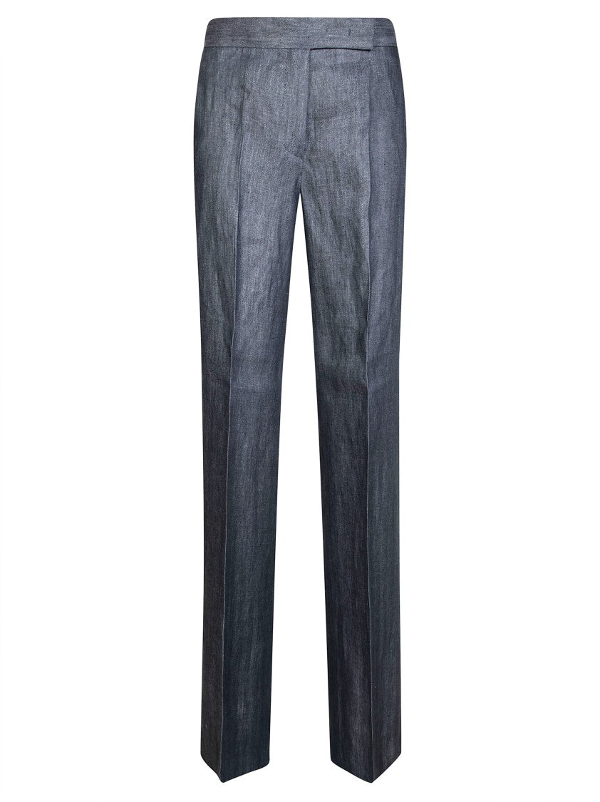 Max Mara Mxmdeserto Straight-Leg Herringbone Pants