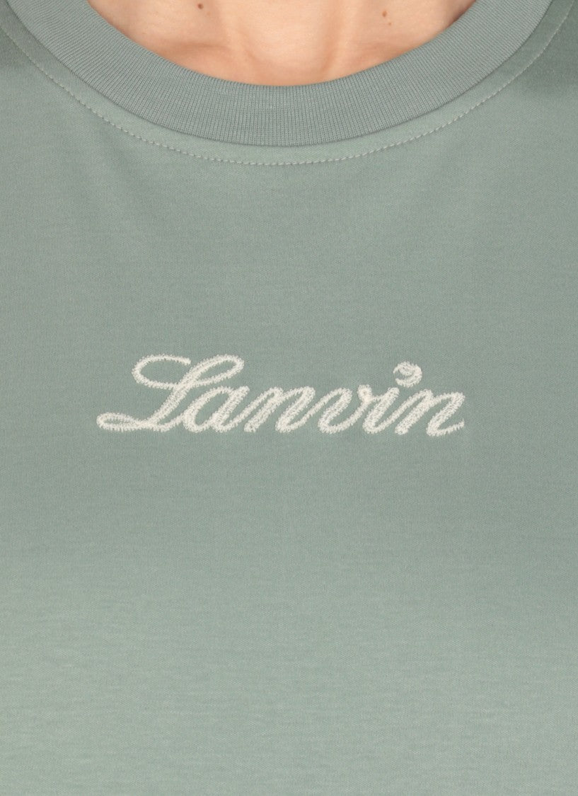 Lanvin Green Cotton T-Shirts