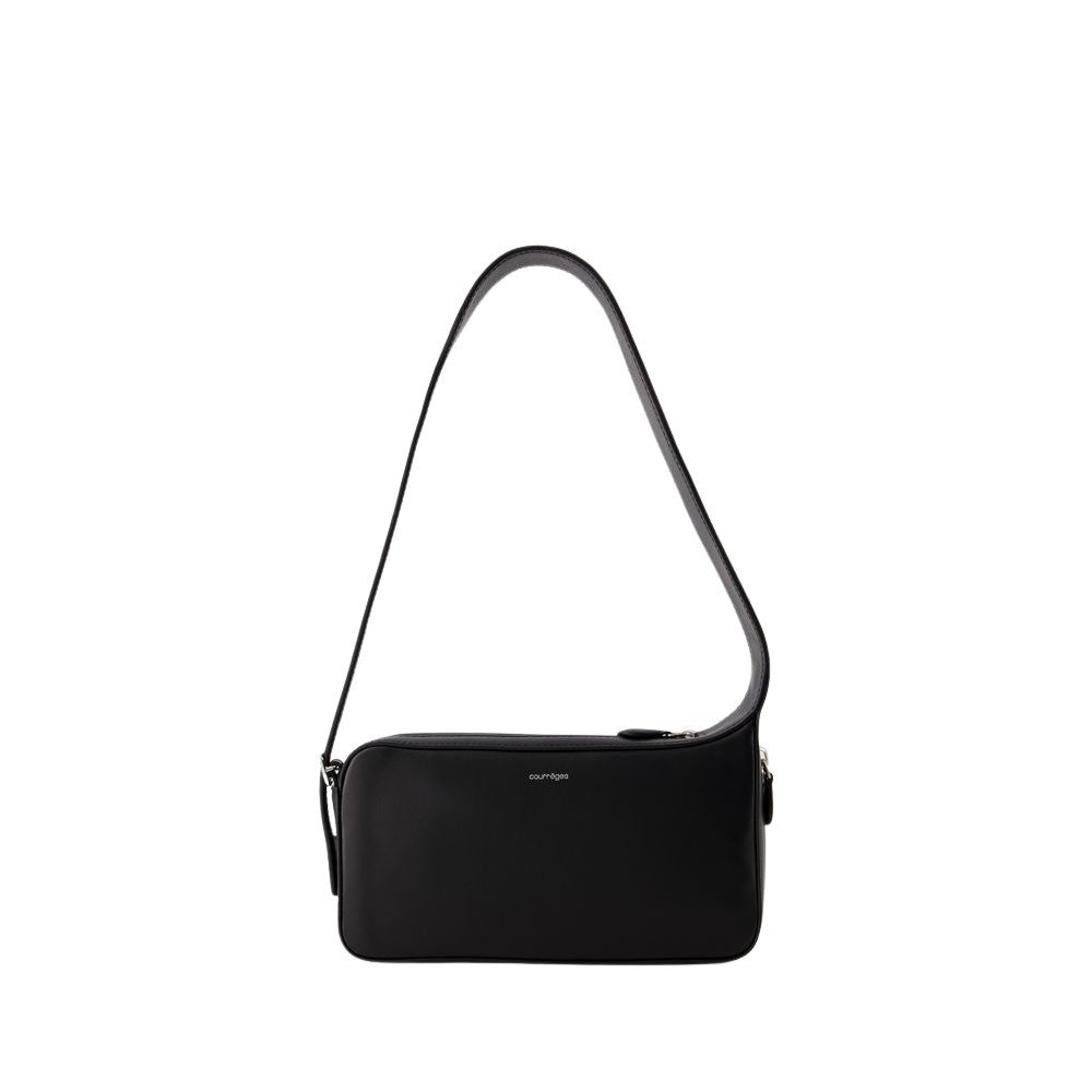 Courrèges One Racer Hobo Bag - Leather - Black