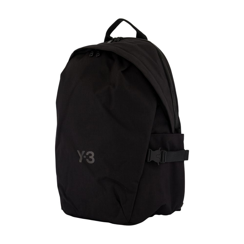 Y-3 Minimalist Black Synthetic Backpack