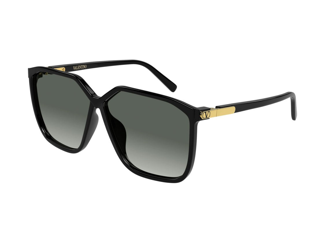 Valentino Gold Vg0025s Oversized Square Sunglasses