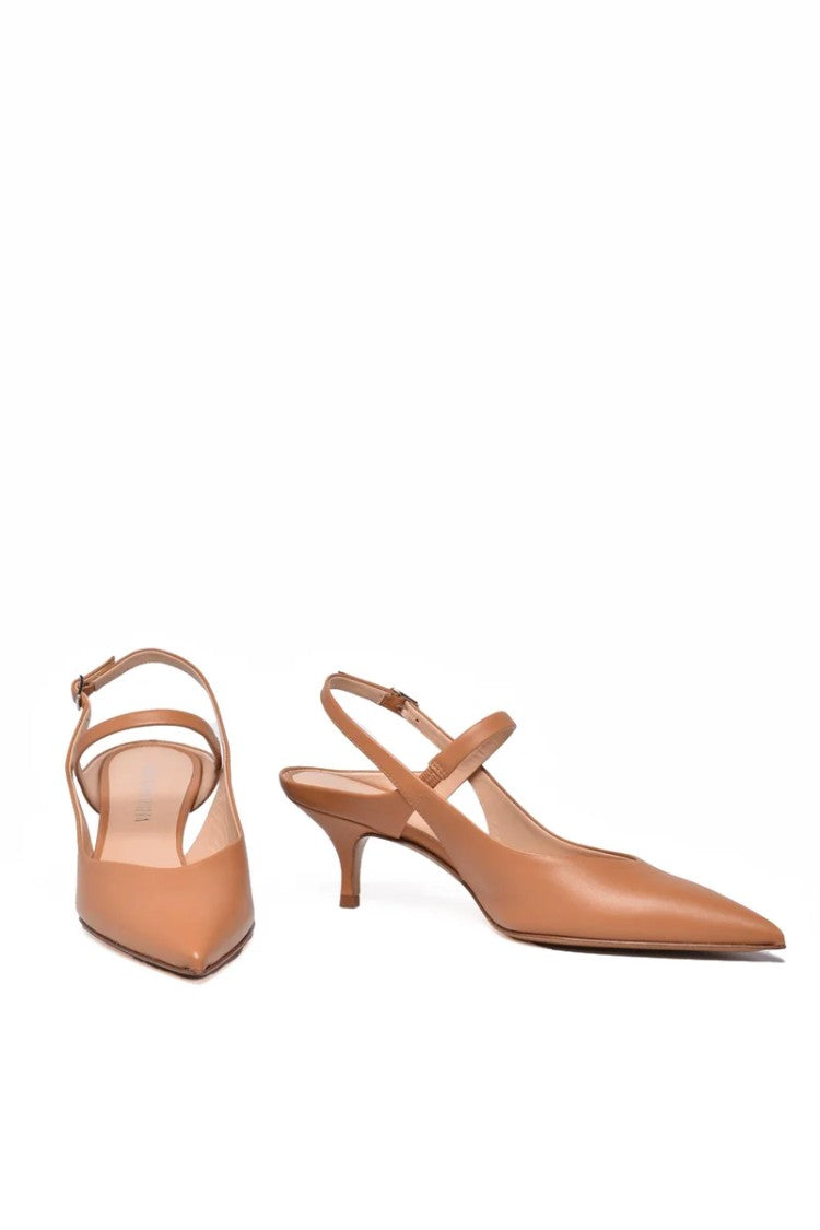 Guglielmo Rotta Heeled Pump 6Cm - Beige