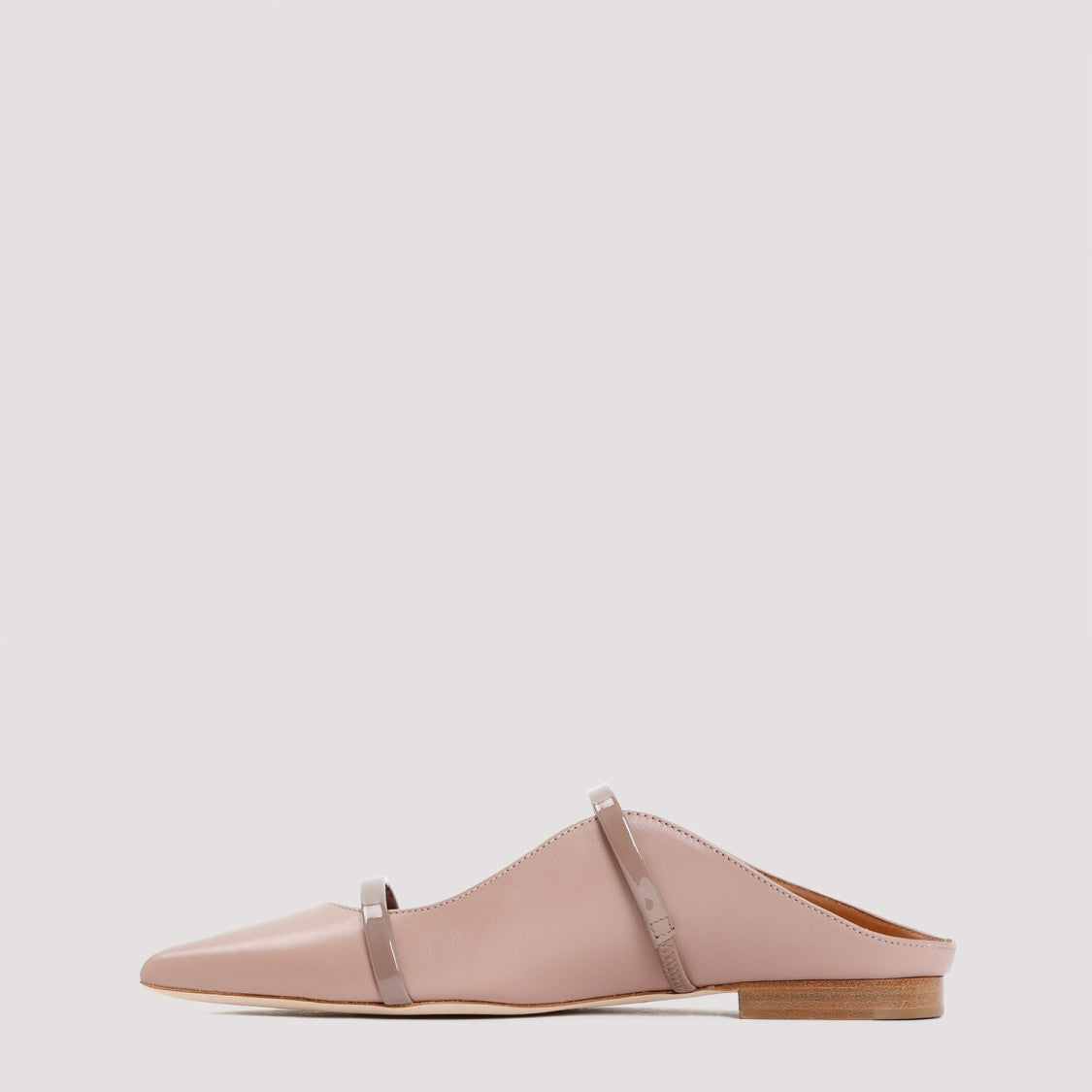 Malone Souliers Nude Leather Maureen Flats