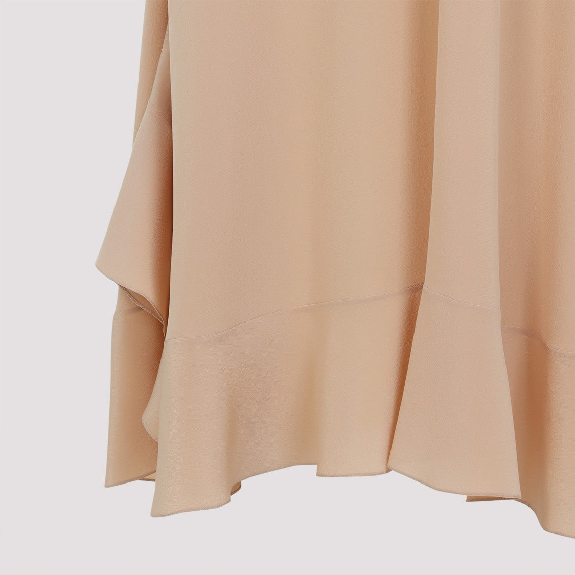 Chloé Silk Maxi Dress With Ruffled Straps