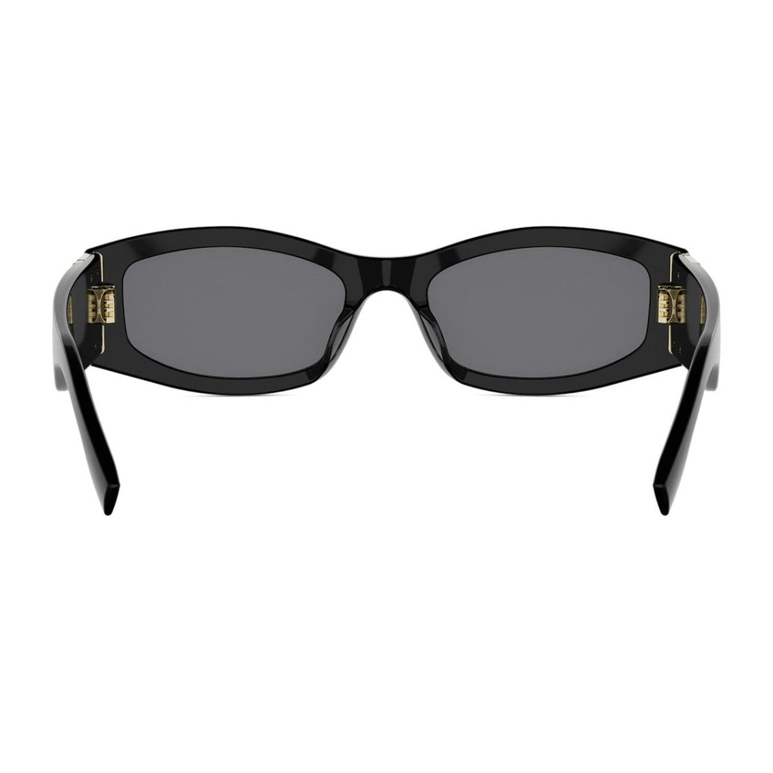 Fendi Black Fe40204i Rectangular Acetate Sunglasses