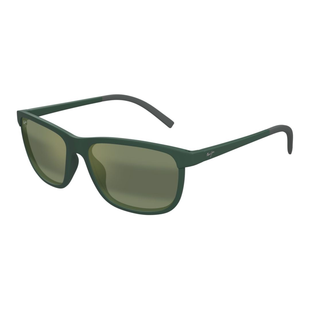 Maui Jim Lele Kawa Rectangular Frame Sunglasses With Matte Finish