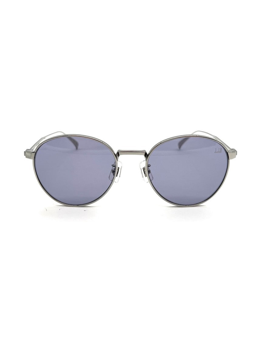 Dunhill Du0034s Titanium Metallic Oval Sunglasses