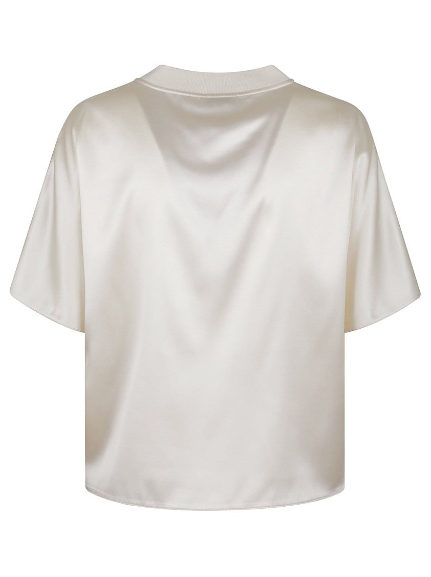 Peserico Silk Blend Short Sleeve Shirt
