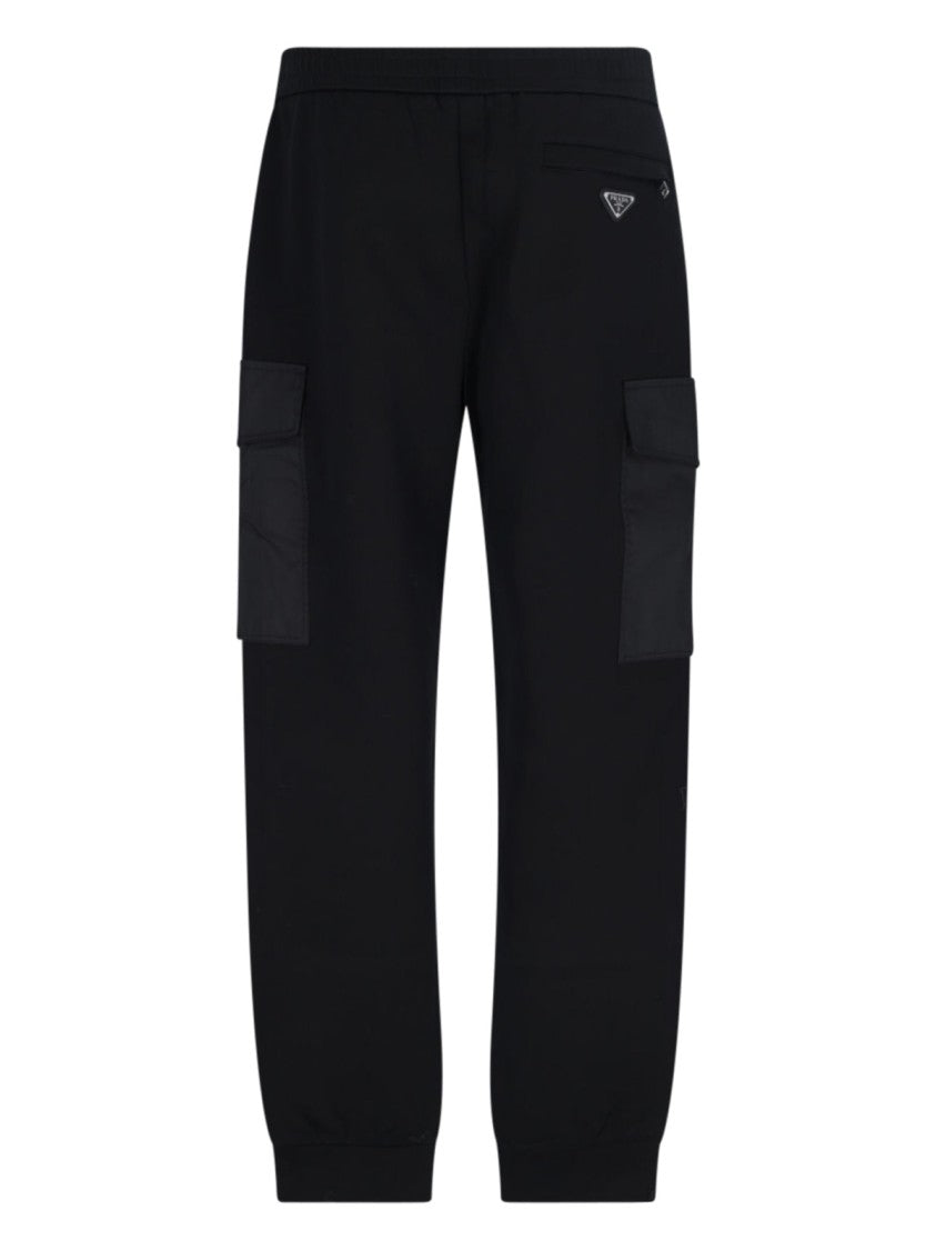 Prada Logo Track Pants – Black