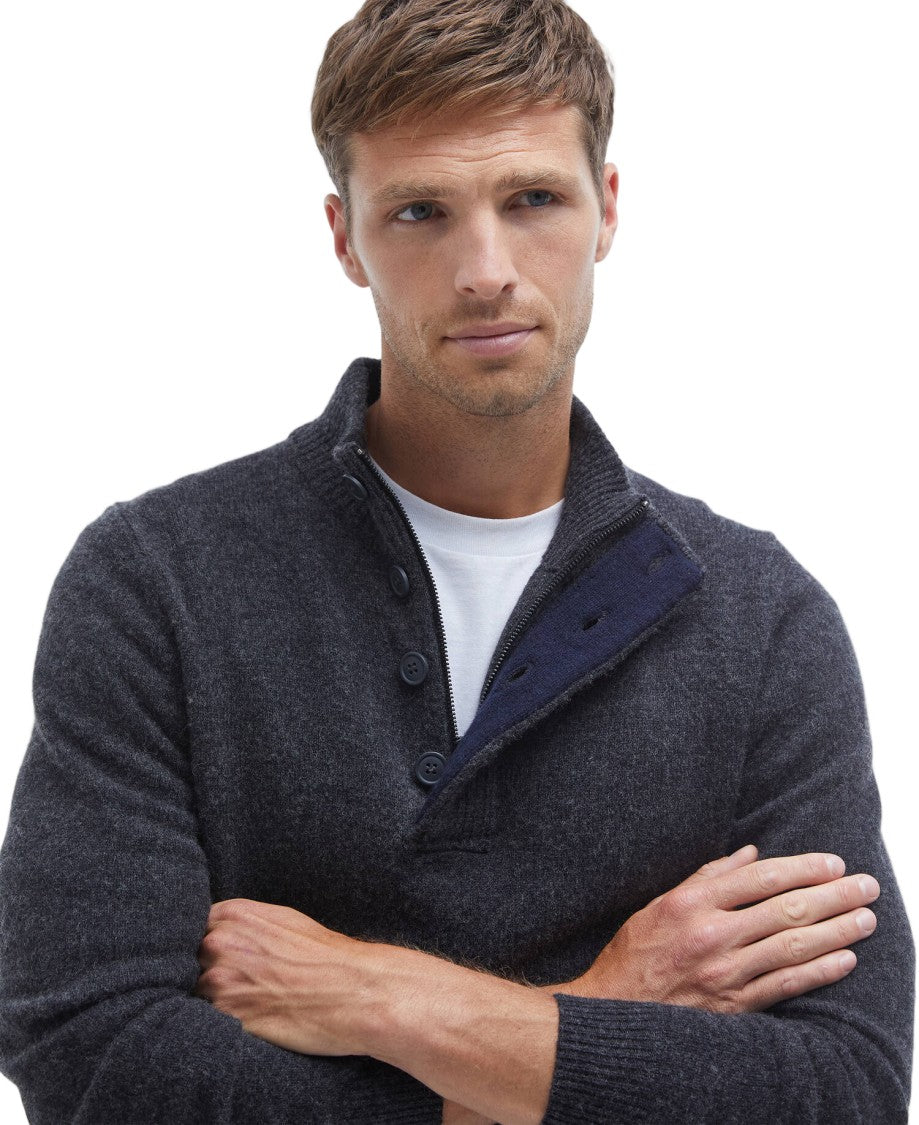 Barbour Essential Patch Half Zip Sweater