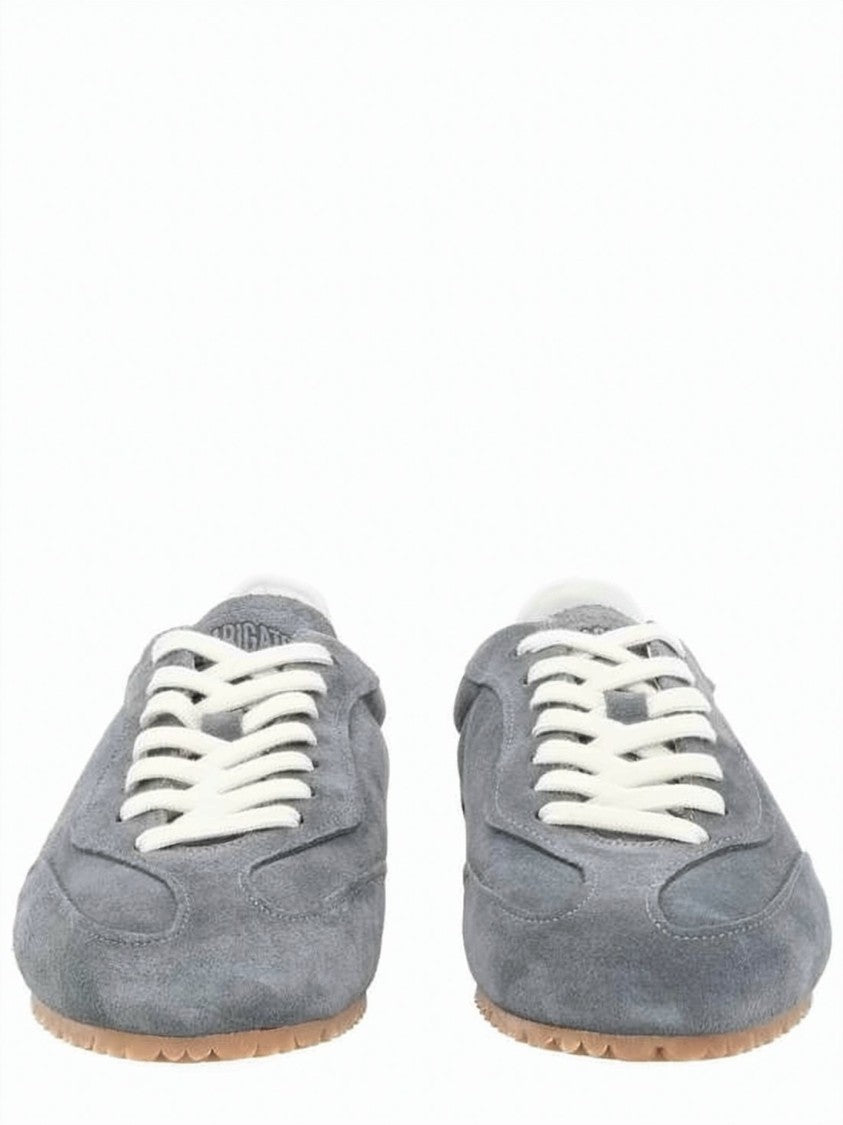 Axel Arigato Low-Profile Suede Sneakers With Gum Rubber Sole