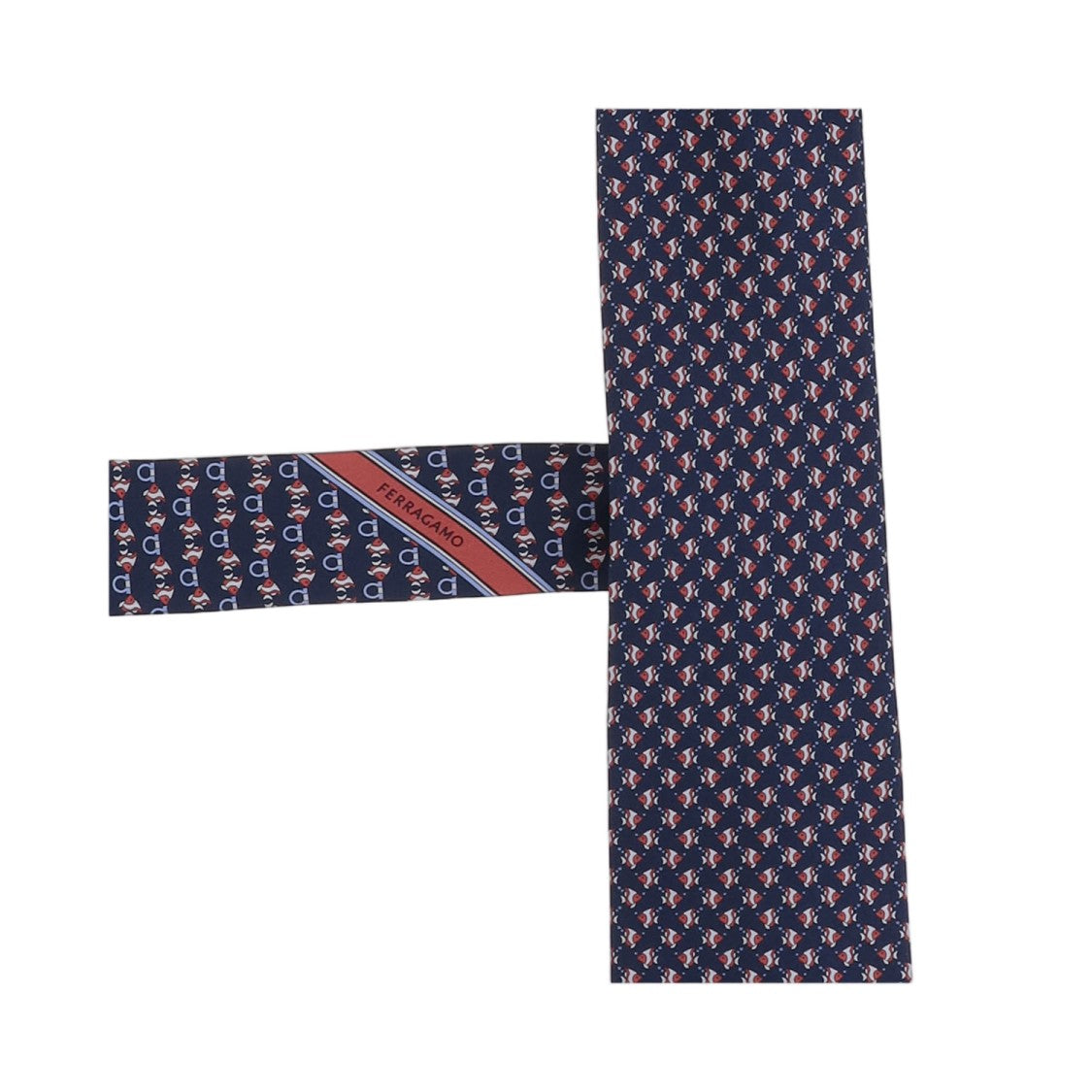Salvatore Ferragamo Multi Patterned Silk Tie