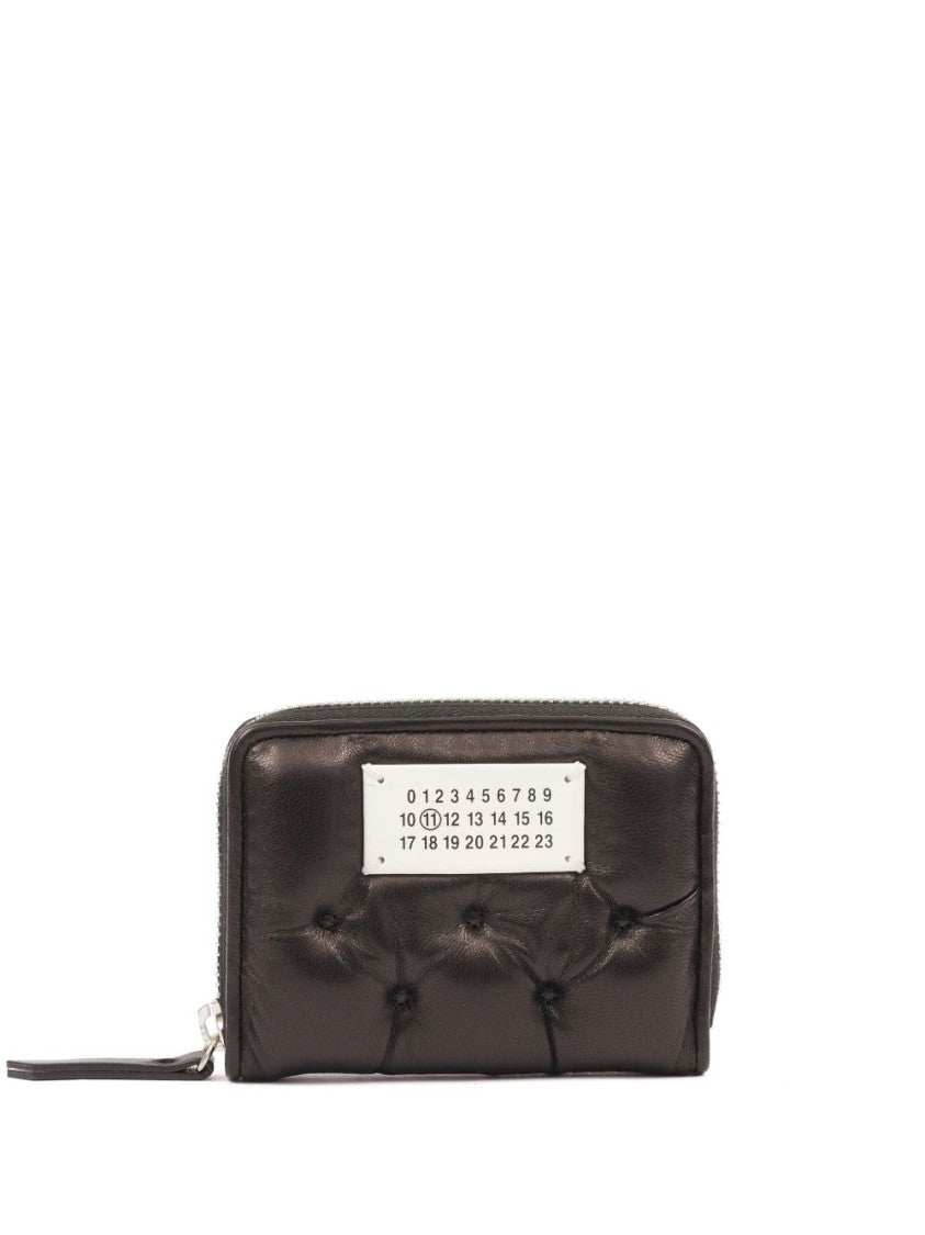 Maison Margiela Padded Lambskin Coin Purse With Signature Motif