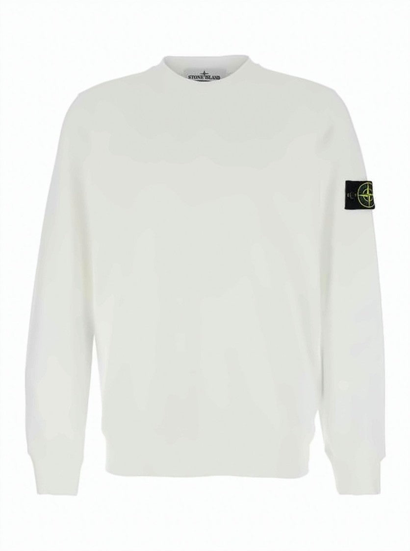 Stone Island Long-Sleeve T-Shirt With Distinctive Logo Patch