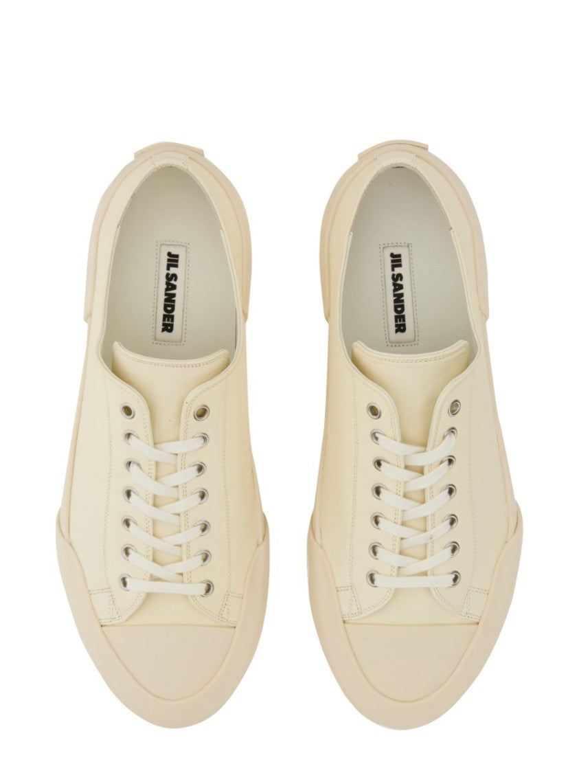 Jil Sander Smooth Leather Low Sneakers