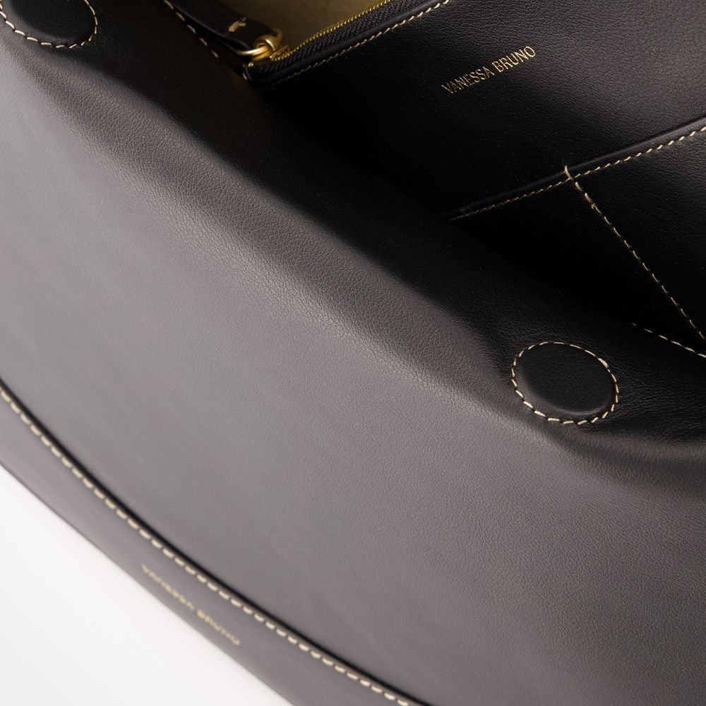 Vanessa Bruno Daily Bag Crossbody - Leather - Black