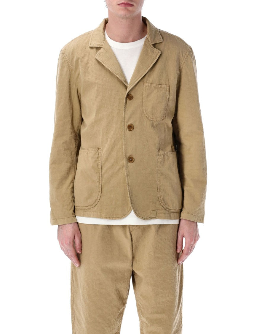 Ymc Relaxed Fit Utility Jacket With Notched Lapel And Three-Patch Pockets
