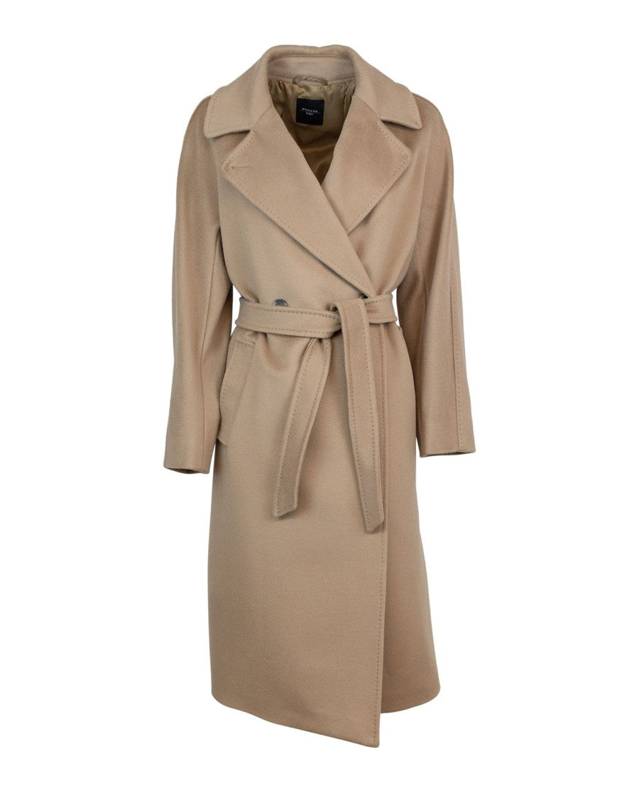 Max Mara Virgin Wool Double-Breasted Belted Coat