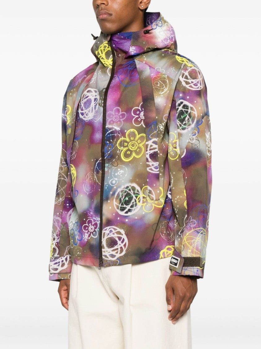 Kenzo Graphic Floral Print Jacket