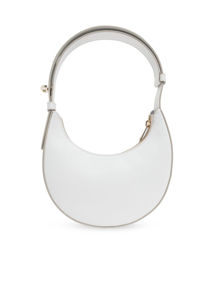 Furla Crescent-Shaped White Furla Bag