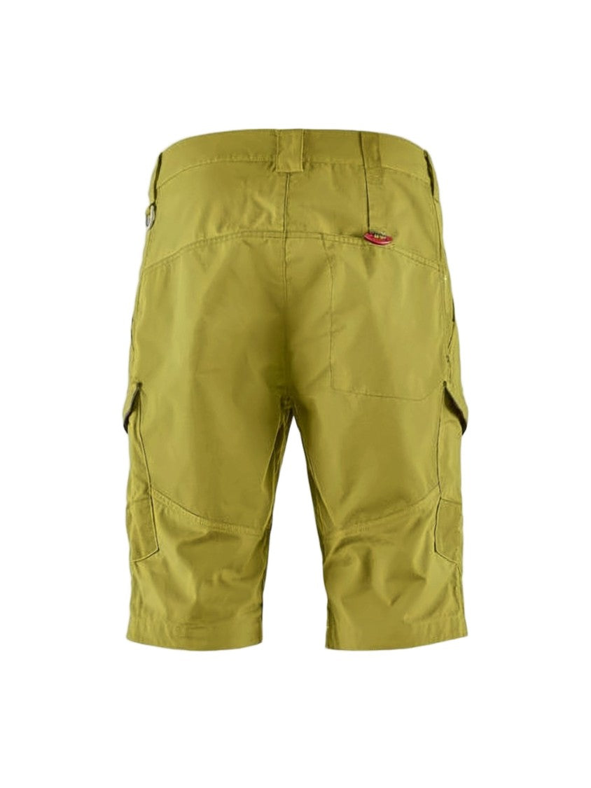 Klattermusen Structured Green Shorts With Multi-Pocket Design