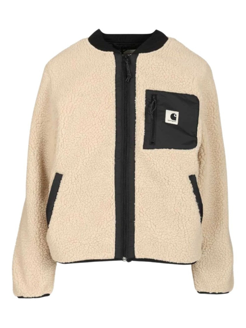 Carhartt Wip Boxy Logo Pile Zip-Up Jacket