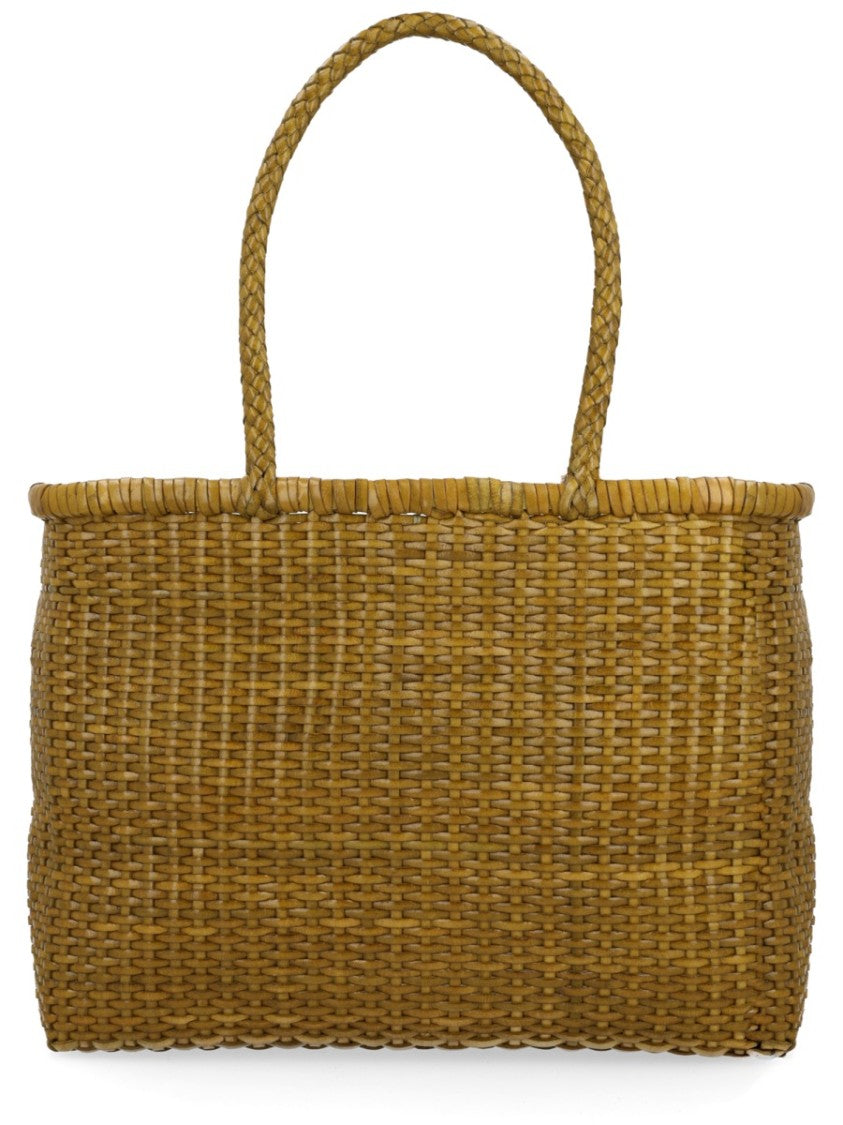 Dragon Diffusion B Weave Woven Leather Tote Bag