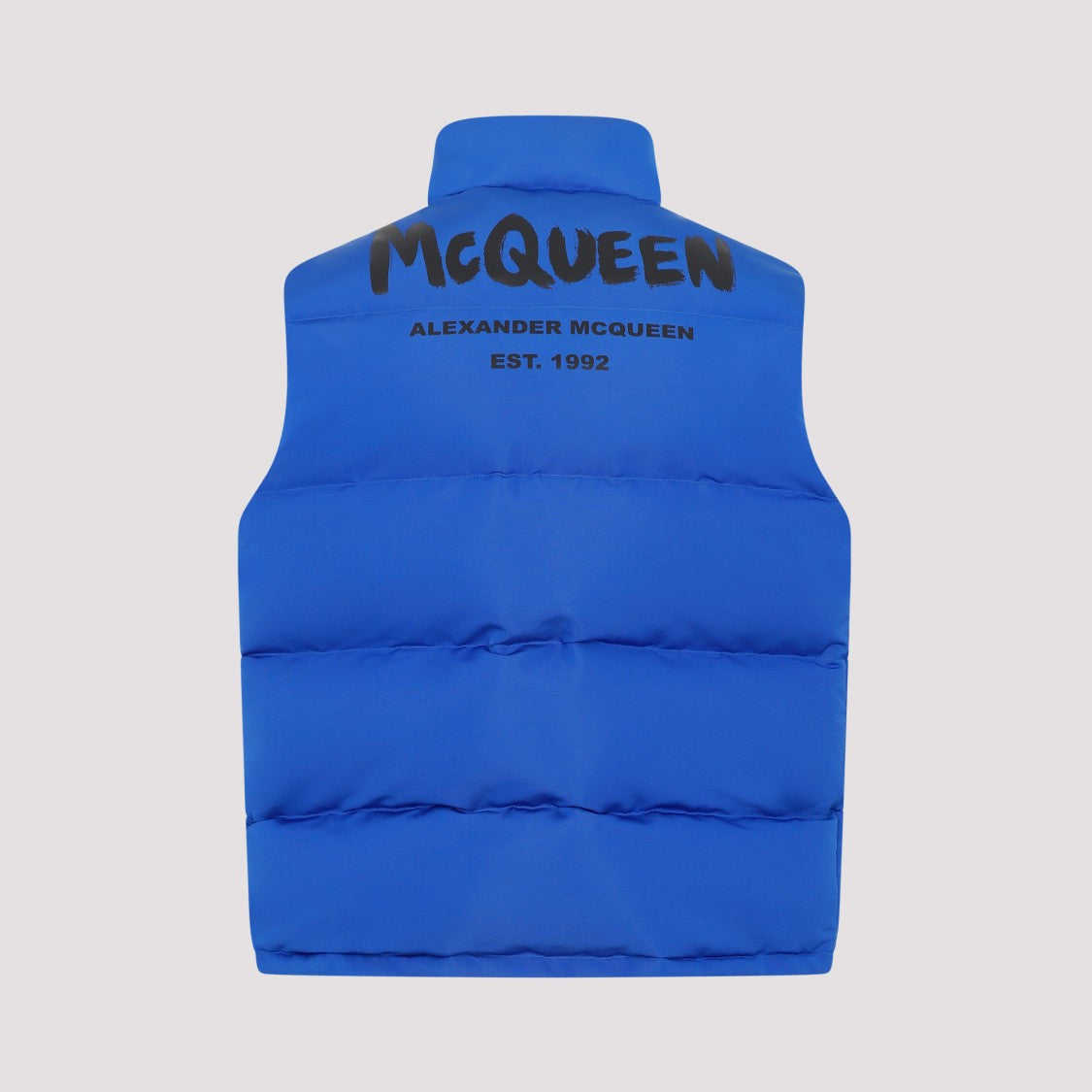 Alexander Mcqueen Ultramarine Blue Padded Vest